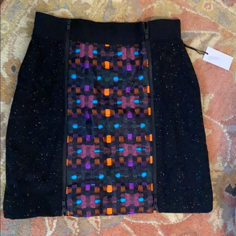 Tweed multicolor skirt
